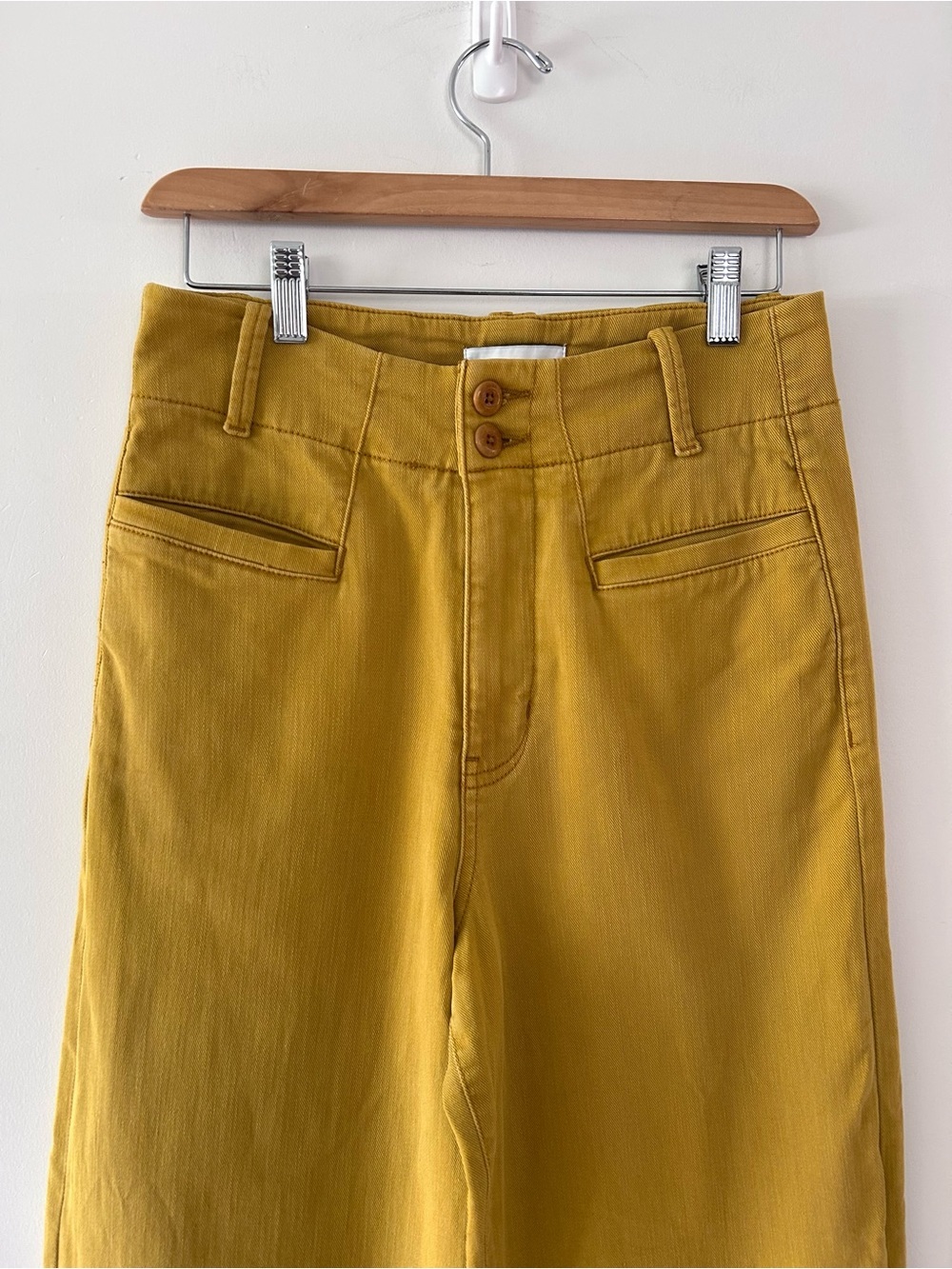 DU/ER LUXTWILL HIGH RISE TROUSER | Mustard | 26/26 - Picture 7 of 11